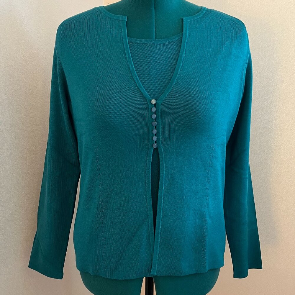 NWT Talbots Silk Blend Sweater Twinset